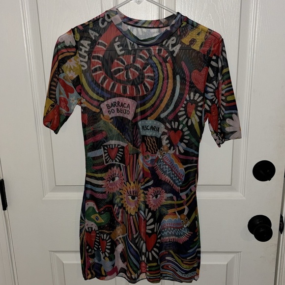 Sheer Mini Dress - Picture 4 of 5